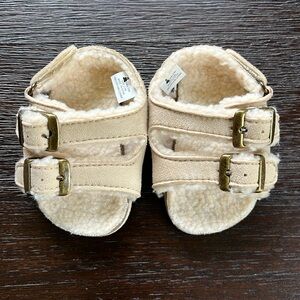 Like New! Never worn BabyGap 3-6 Month Fleece Lined Sandals